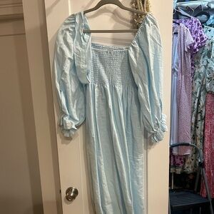 Light blue OPT midi dress